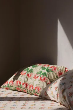 Women Lazybones Pelargonium Pillowcase Set *Organic Cotton