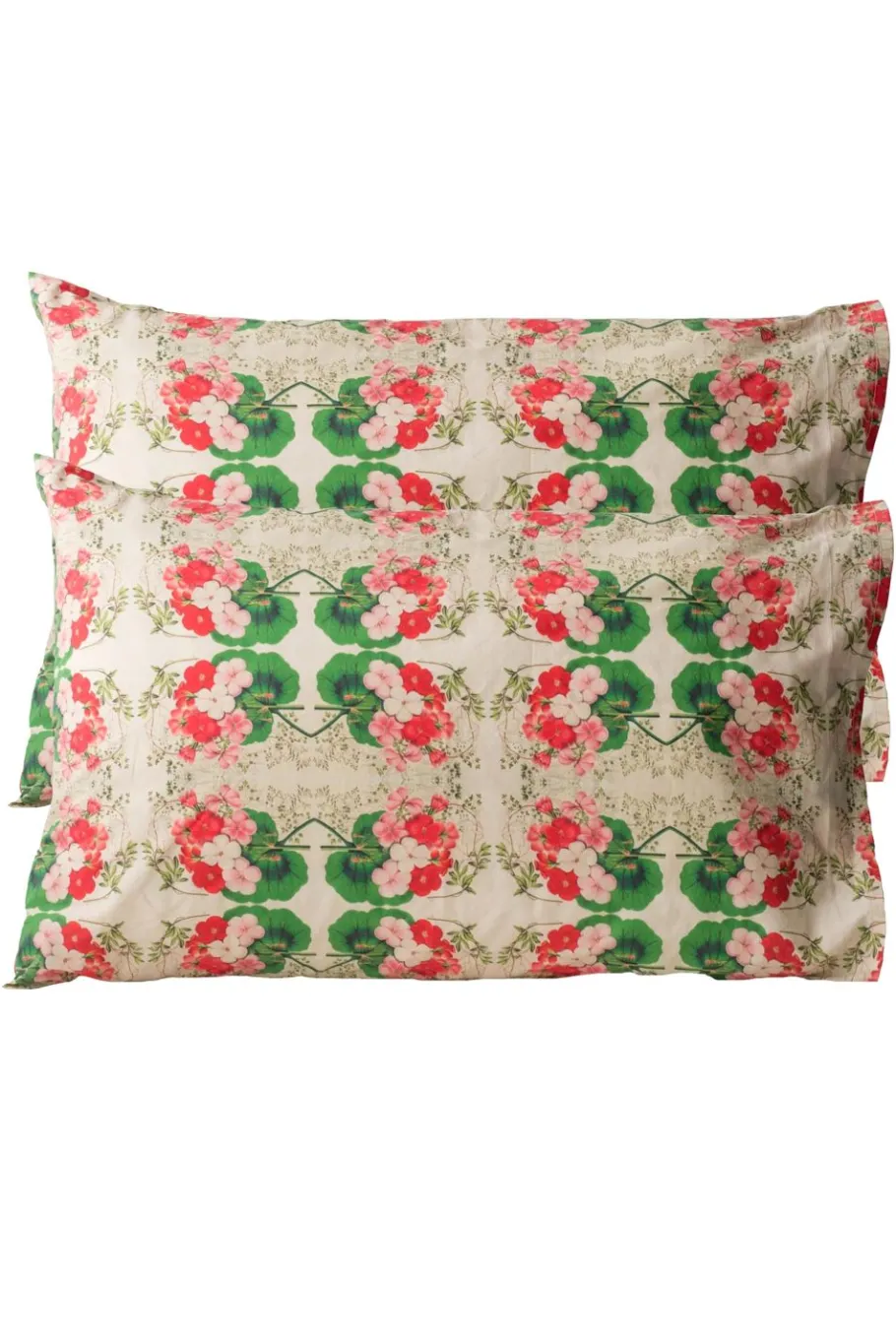 Women Lazybones Pelargonium Pillowcase Set *Organic Cotton