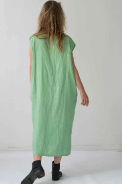 Women Lazybones Polly Dress Greengage