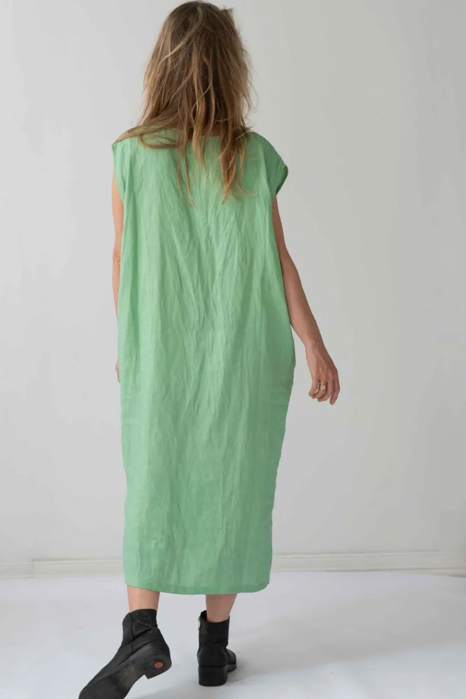 Women Lazybones Polly Dress Greengage