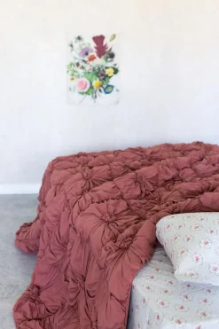 Women Lazybones Rosette Quilt In Cedar *Organic Cotton
