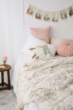 Women Lazybones Rosette Quilt In Natural *Organic Cotton