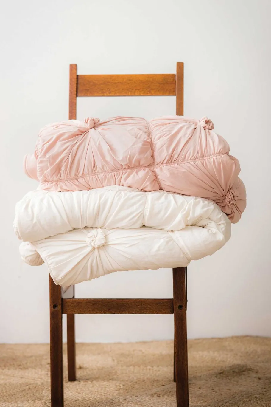 Women Lazybones Rosette Quilt In Tuscan Pink *Organic Cotton