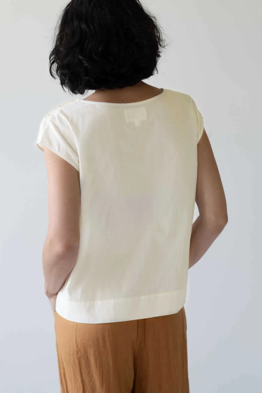 Women Lazybones Sarah Top Creamy White