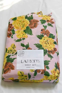 Women Lazybones Sheet Set In Zinnia *Organic Cotton