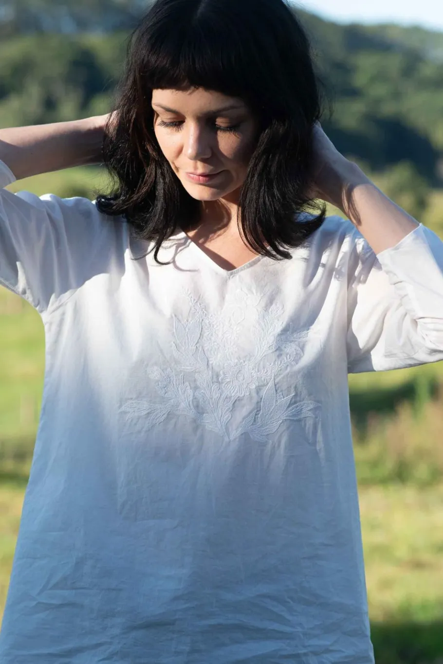 Women Lazybones Tilly Top White *Organic Cotton