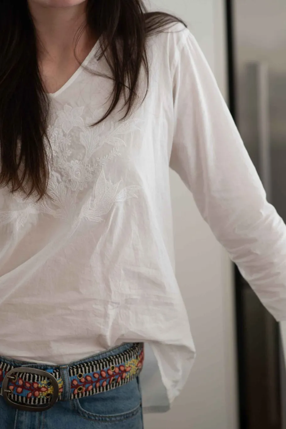 Women Lazybones Tilly Top White *Organic Cotton