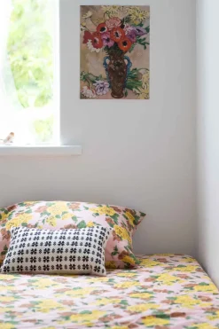 Women Lazybones Tully Embroidered Cushion Cover