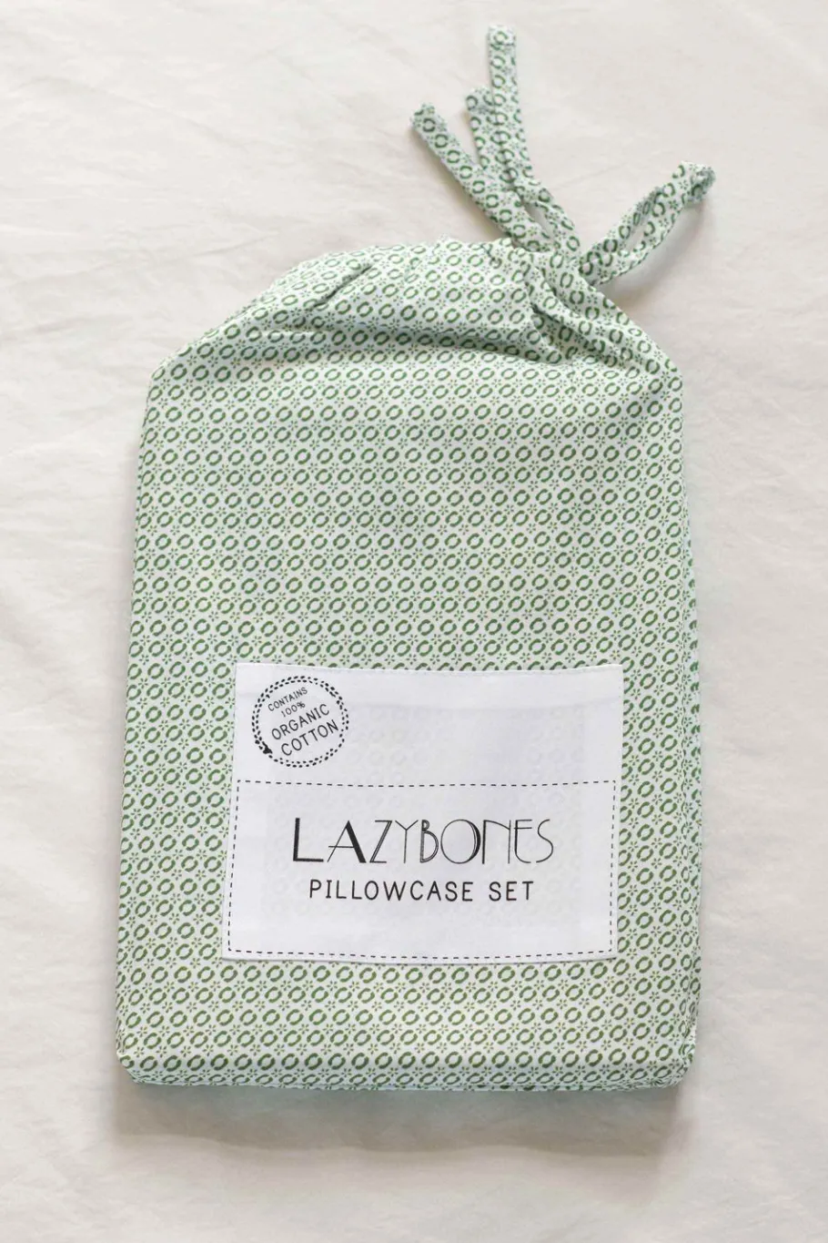 Women Lazybones Yellow Birds Pillowcase Set *Organic Cotton